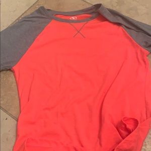 Pink and grey long sleve shirt sixe adult xs